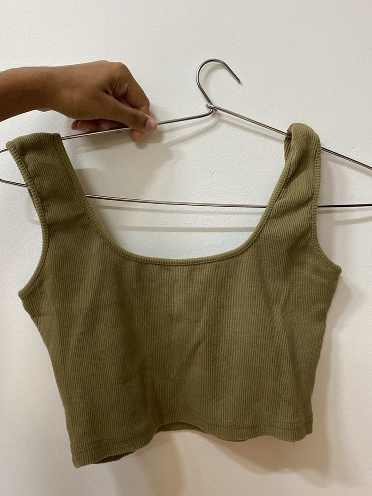 Basic Olive Top