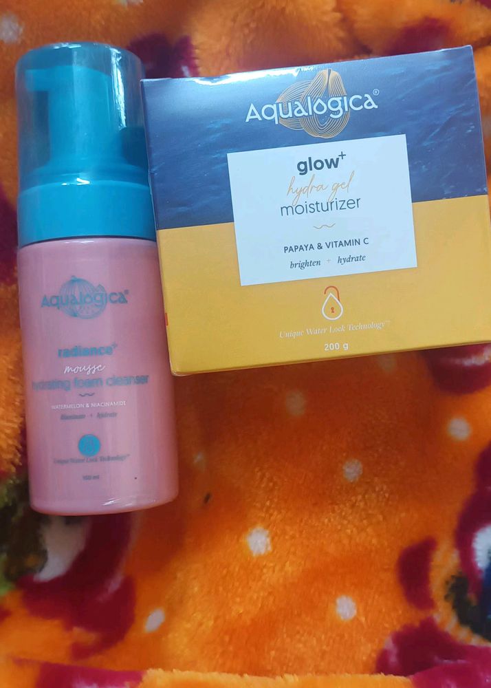 Combo Aqualogica Moisturizer And Foam Cleanser