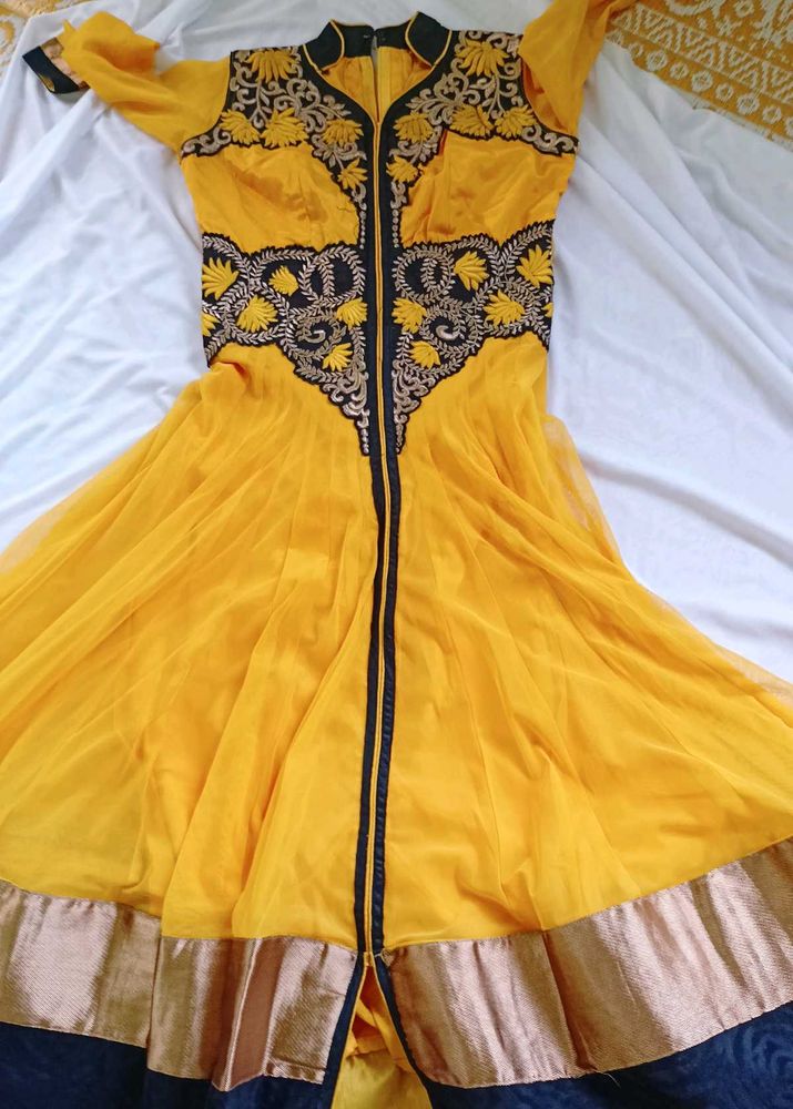 beautiful yellow gown