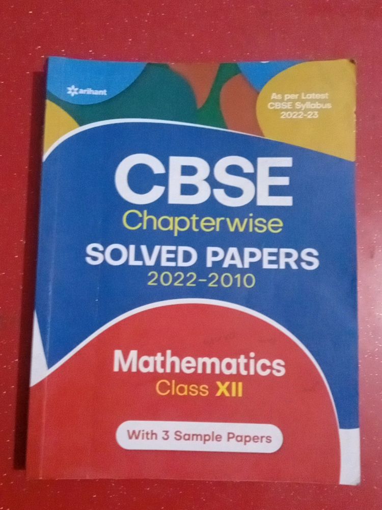 Class 12 Maths Chapter wise Solved Paper