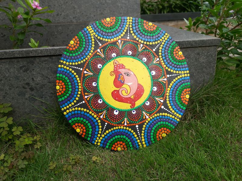 Ganesh Mandala Wall Hanging