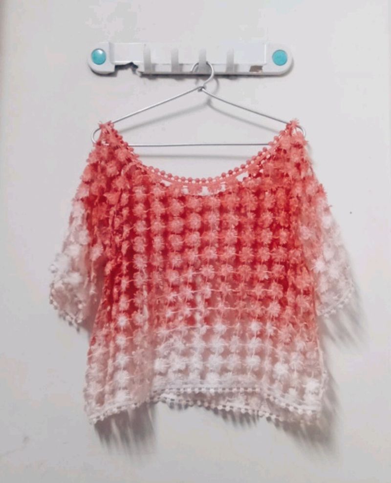 CROCHET LACE TOP