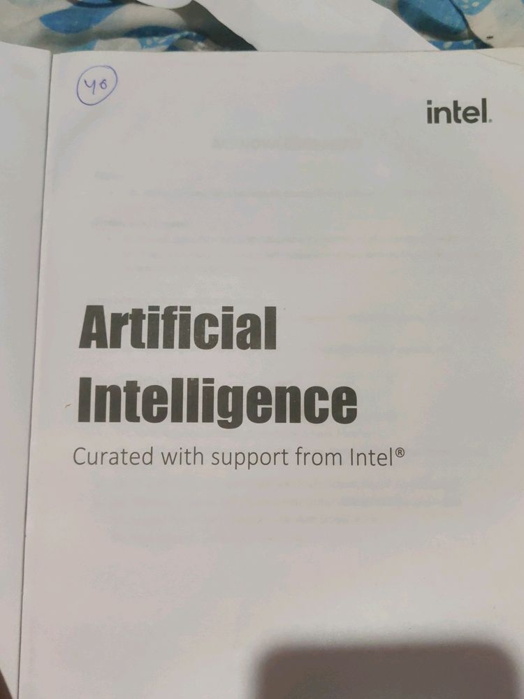 CLASS 9 ARTIFICIAL INTELLIGENCE (IT) INTEL