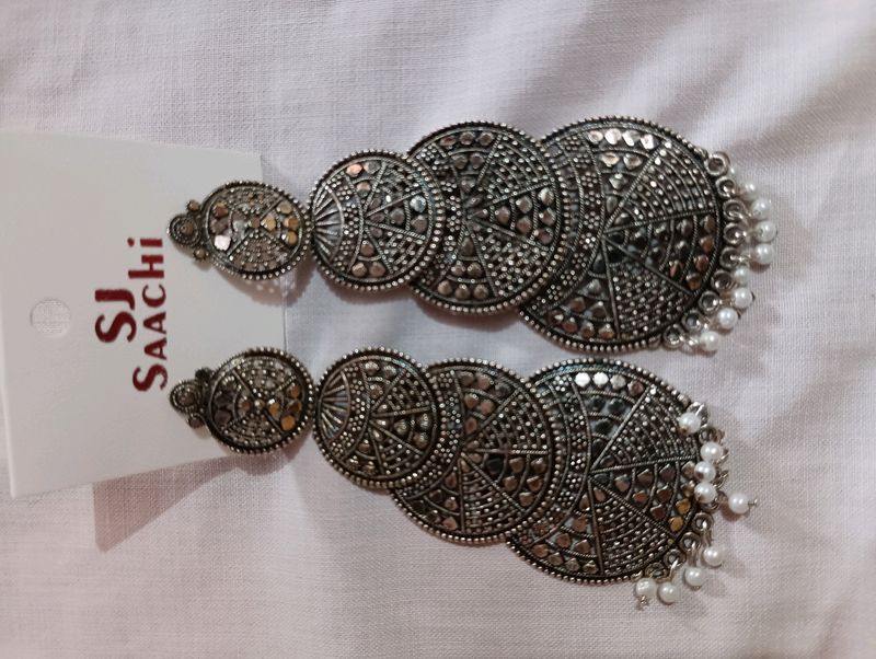 Long Jhumka Earrings