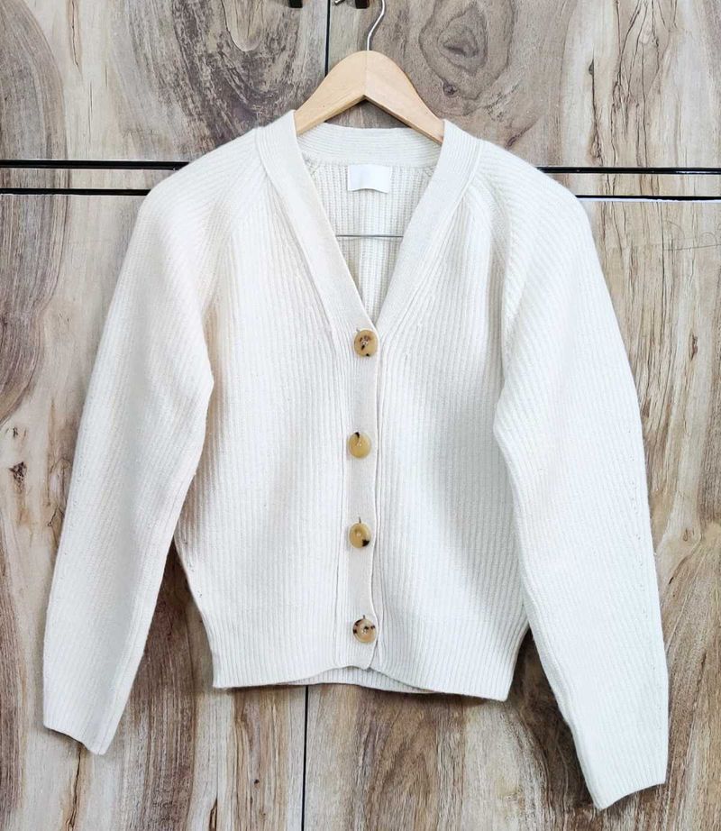 Cream Colour Cardigan Size-34-36