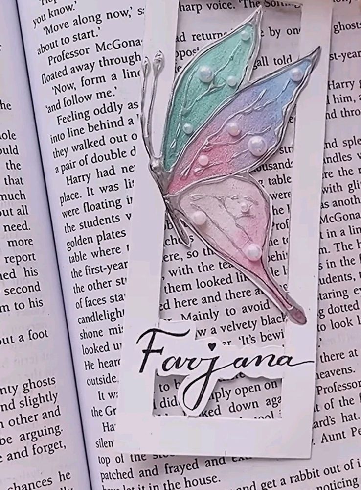 Beautiful Butterfly Customized Bookmark