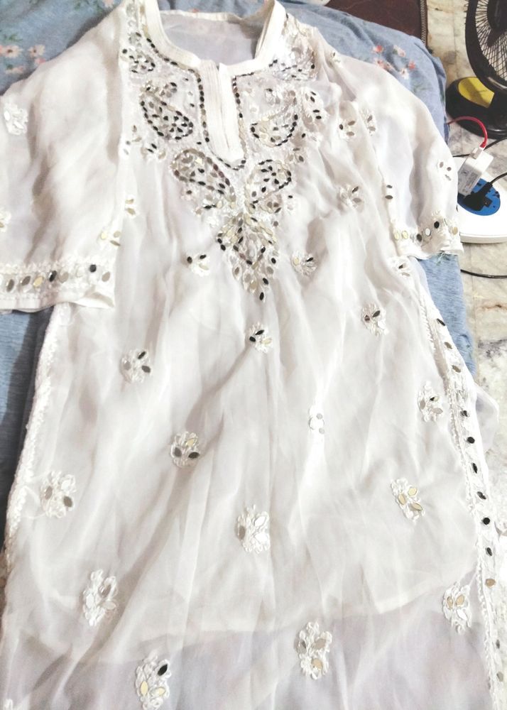 Chikankari Kurti For Sale