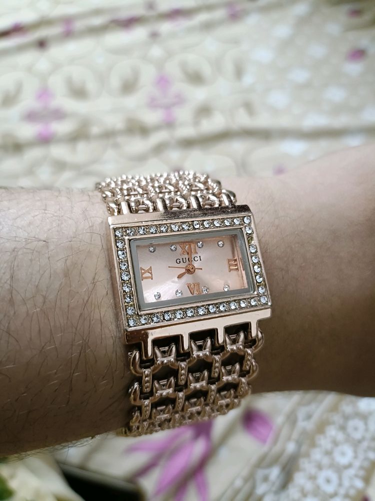 Gucci Embellished Watch