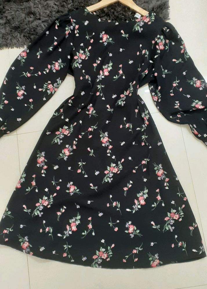 korean floral dress