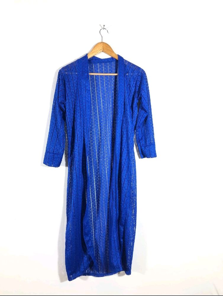 Royal Blue Long Coat(Women's)