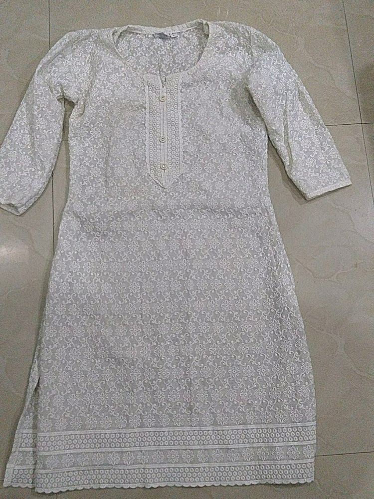 Chicken Cotton Kurti