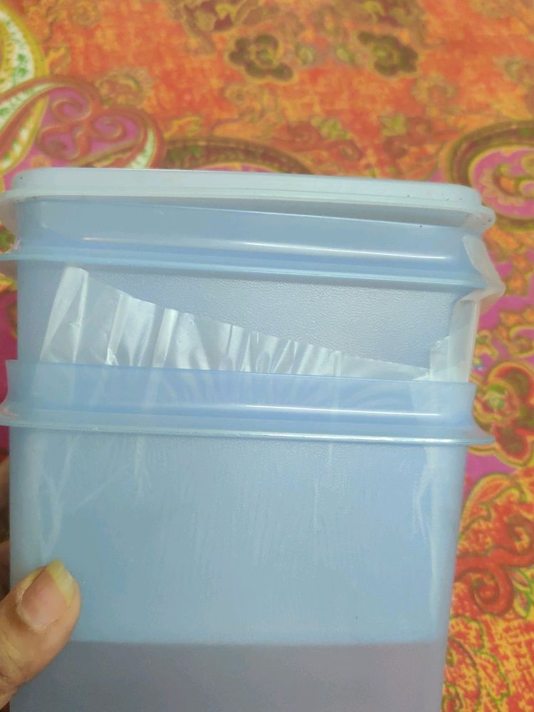 Light Blue Colour Tupperware Boxes