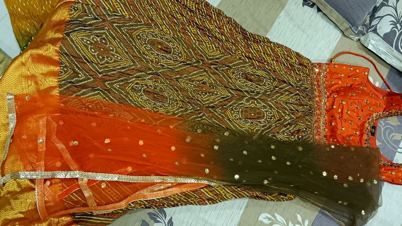 Chanderi Silk Grow L Size With Duppatta