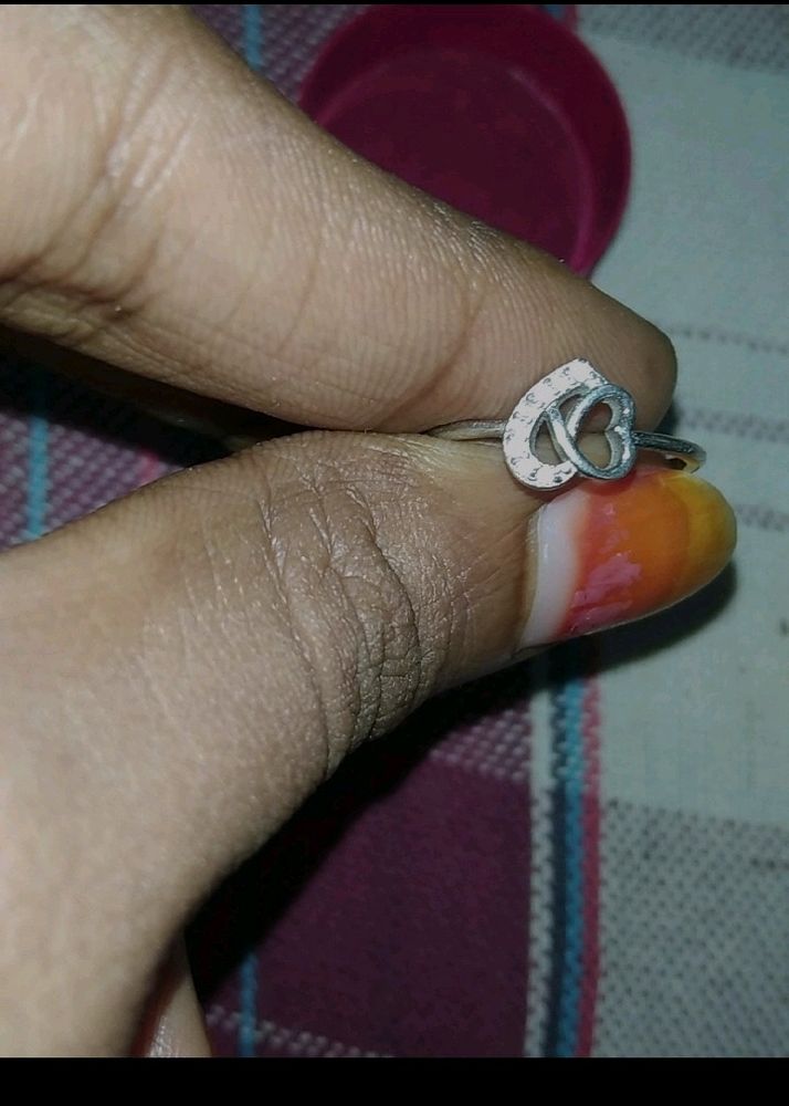 Pure Silver Ring For Girls