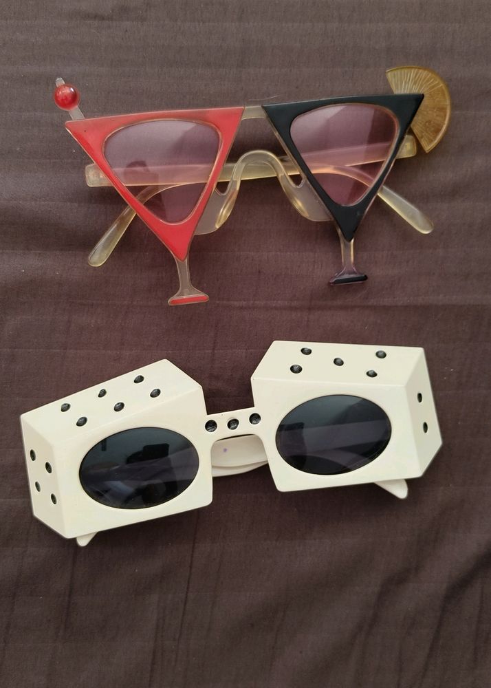 2 Funky Glasses For Kids Or Parties