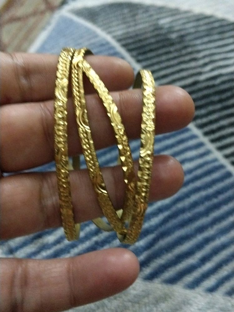 Gold Plated Bangles