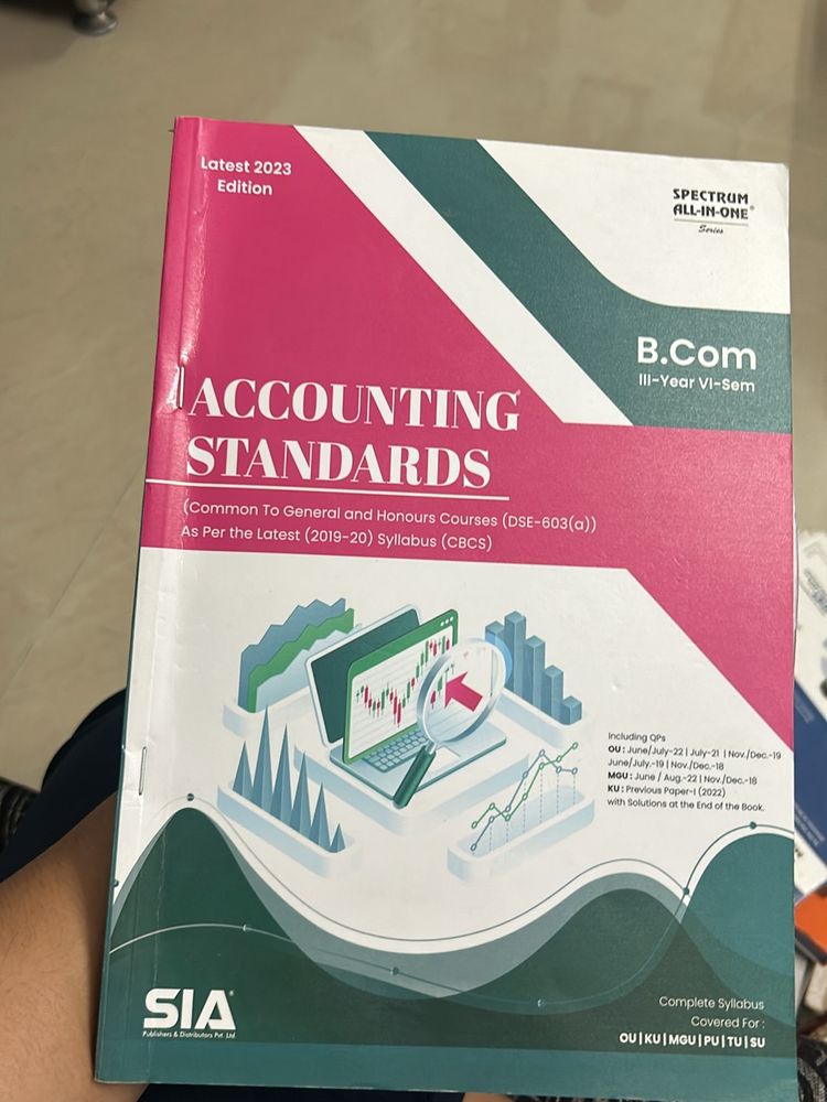 Accounting Standards (BCom IIIyr-VI sem)