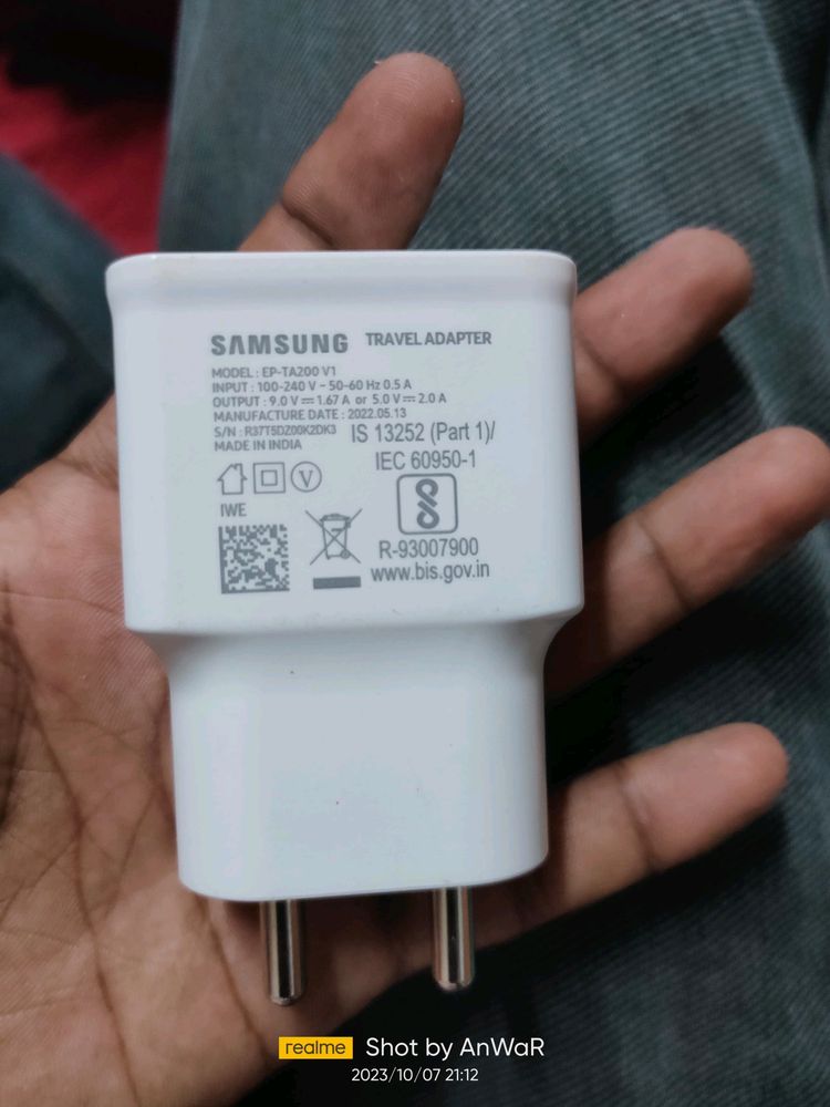 Samsung 15 Watt Charger Only Adaptor