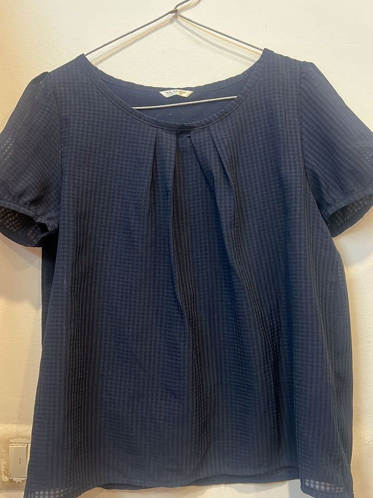 Imported dark Blue Smart Top