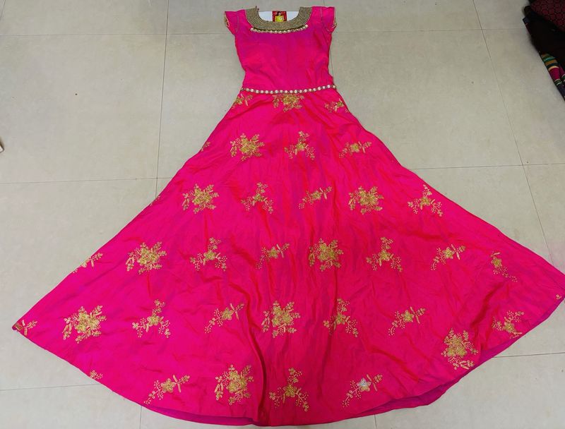 diwali special full gher anarkali dress