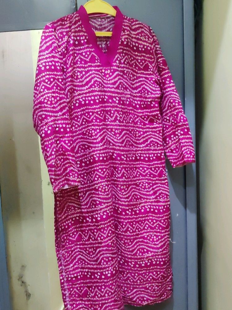 Bandhej Kurti