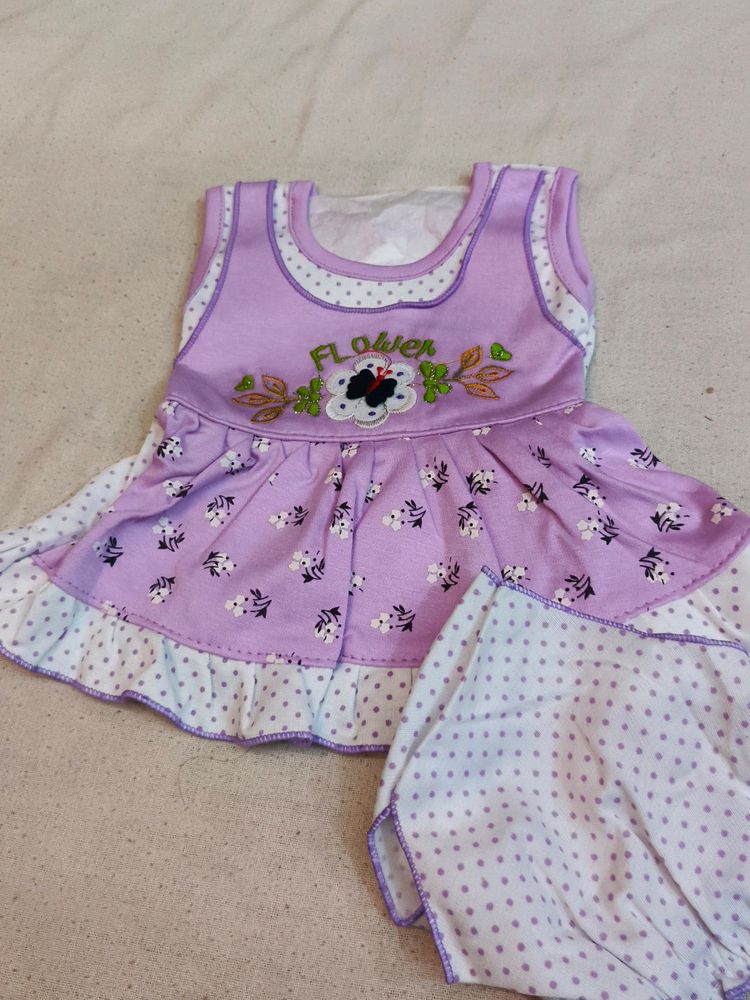 New Born Baby Frock For Pure Cotton