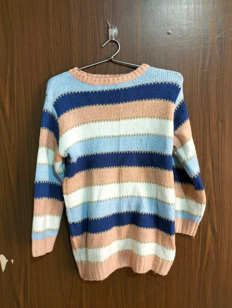 Cute Korean Multi Colour Sweater