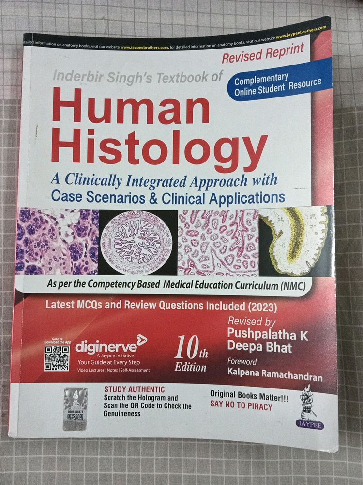 Human histology By Inderbir Singh