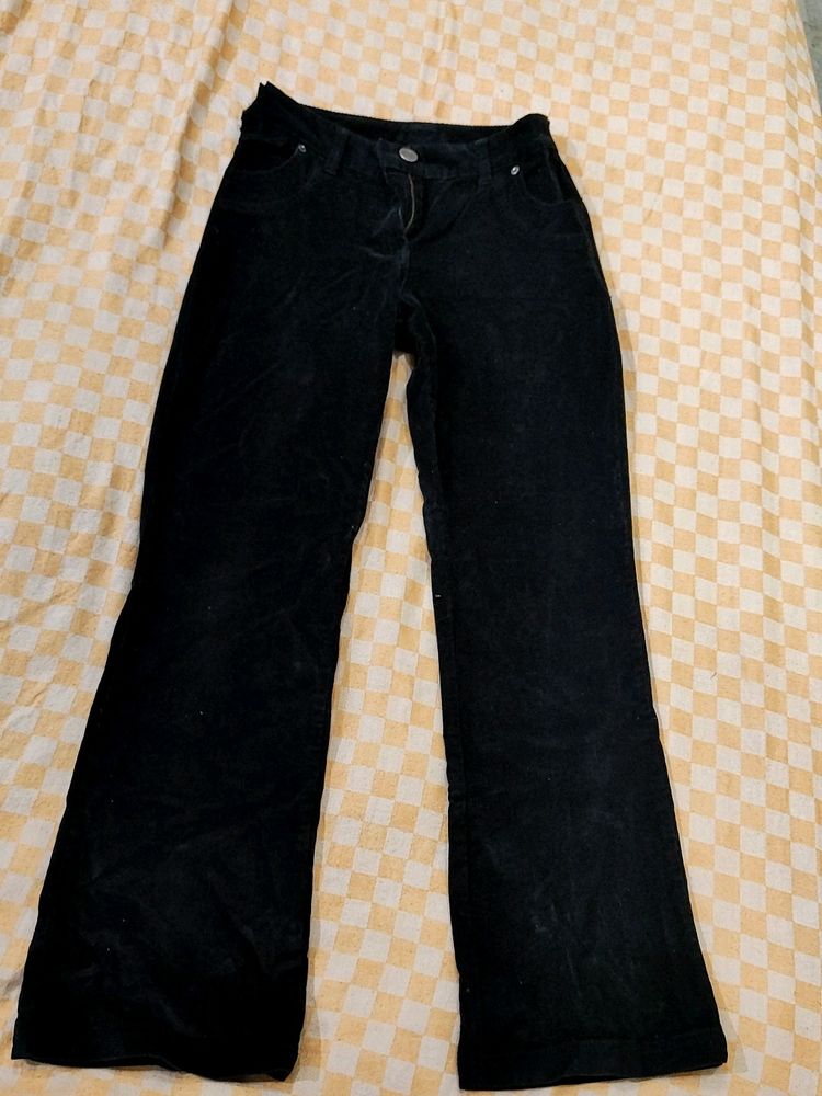 Blacke Velvet Pant