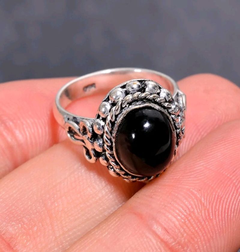 Black Onyx Ring 💍