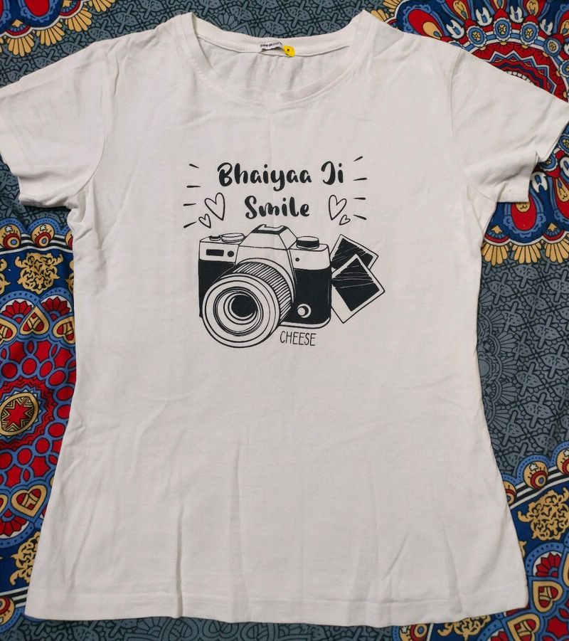 Bhaiya Ji Smile Women's T-shirt