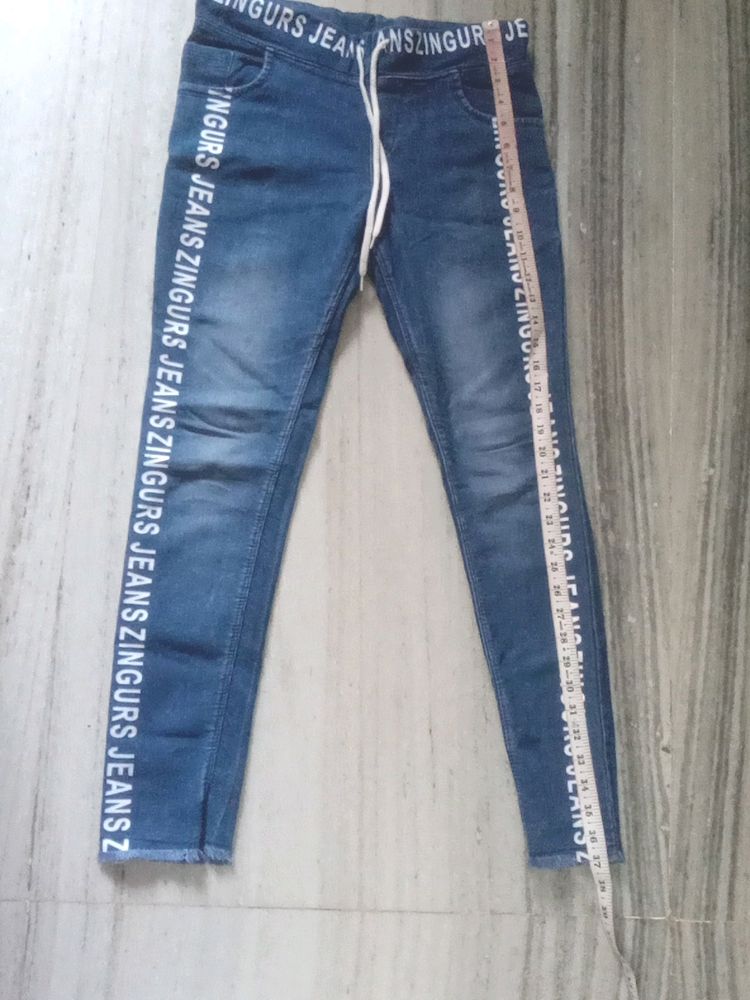 girls jeans west size is 30" X length  37"