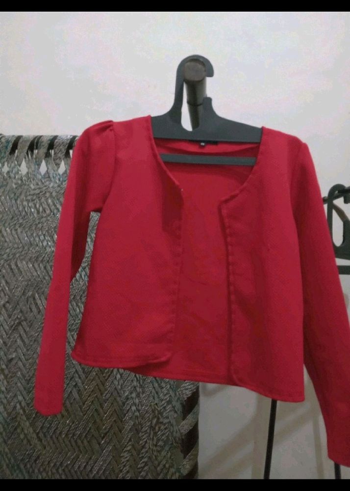 Red Jacket Carry With Top, Seelevesless Dress