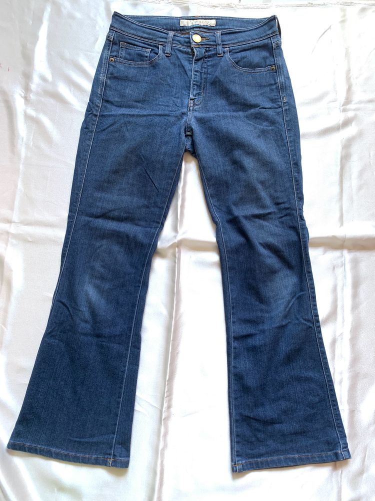 Women Blue Pant Bellbottom Style