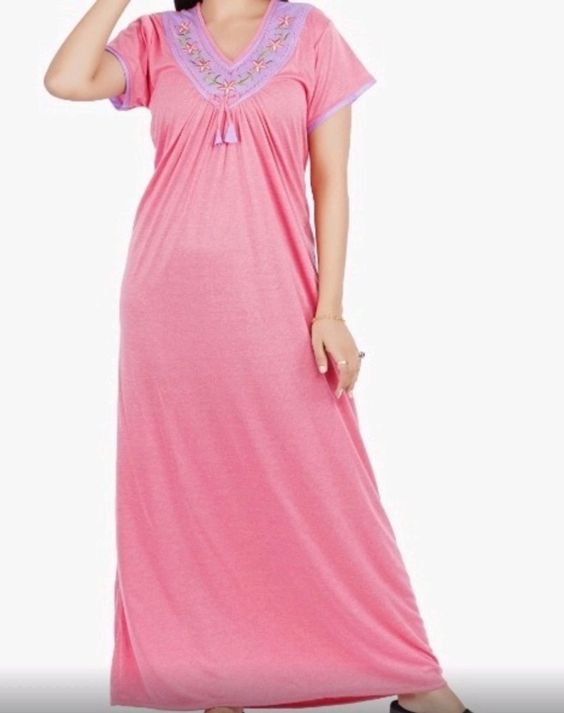 Pink Hozari Nighty