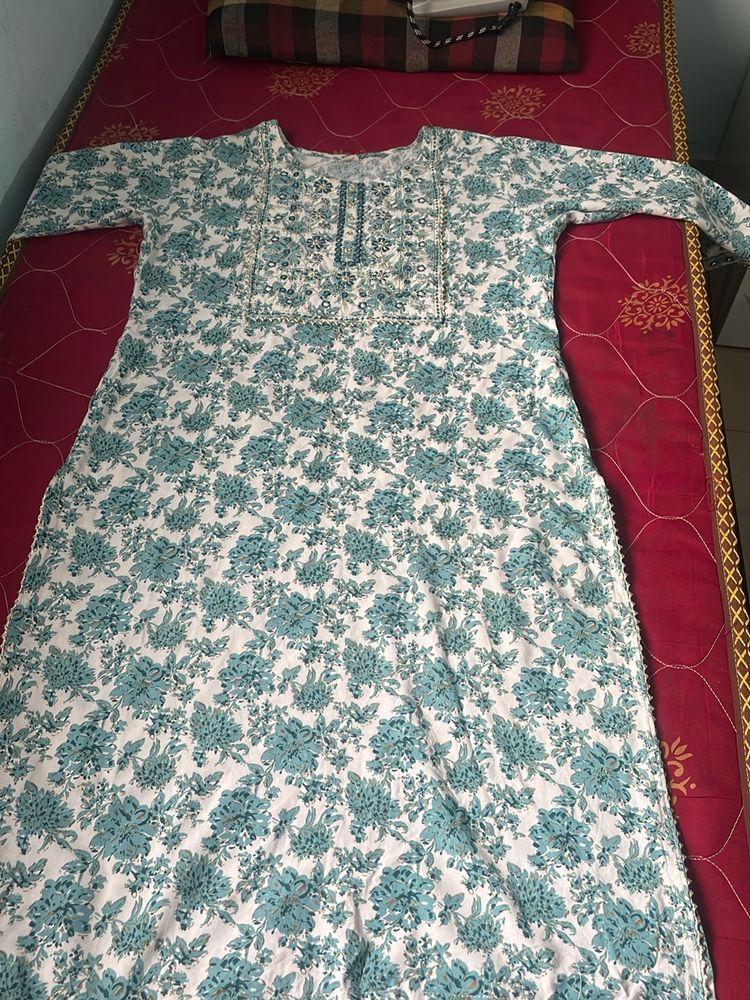 Floral kurta