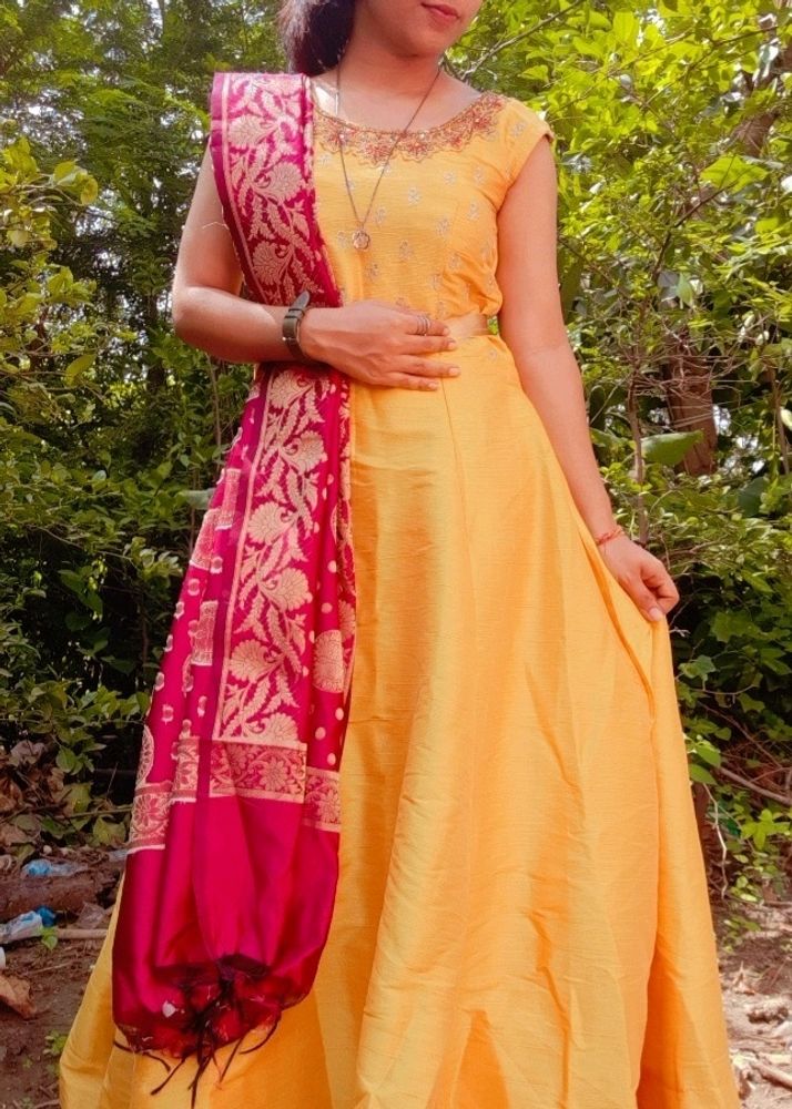 Yellow Ethnic Gown