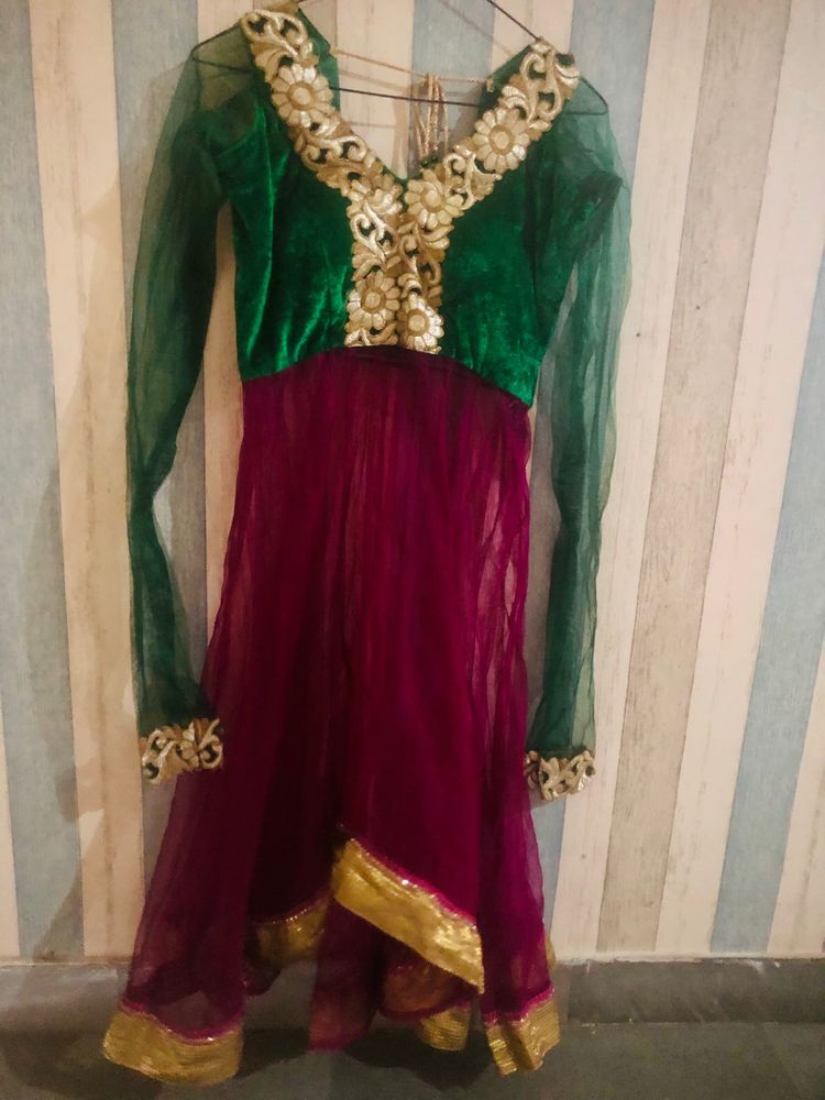 Lehenga blouse with lace work