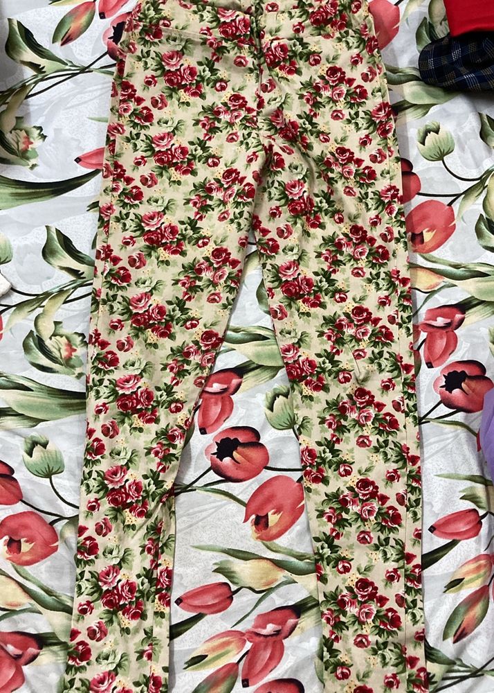 Floral Trousers