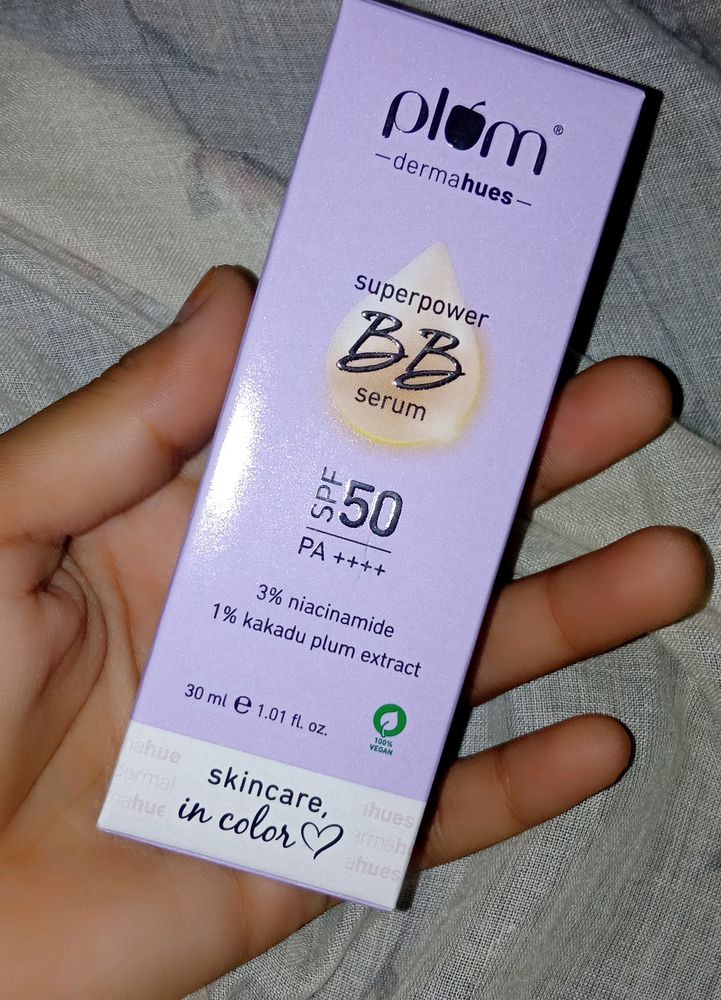 Plum Superpower Bb Serum Spf 50 Pa ++++