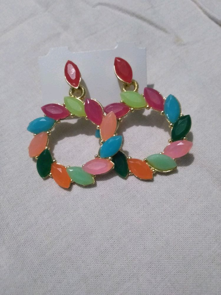 Colourful New Earrings , No Uses