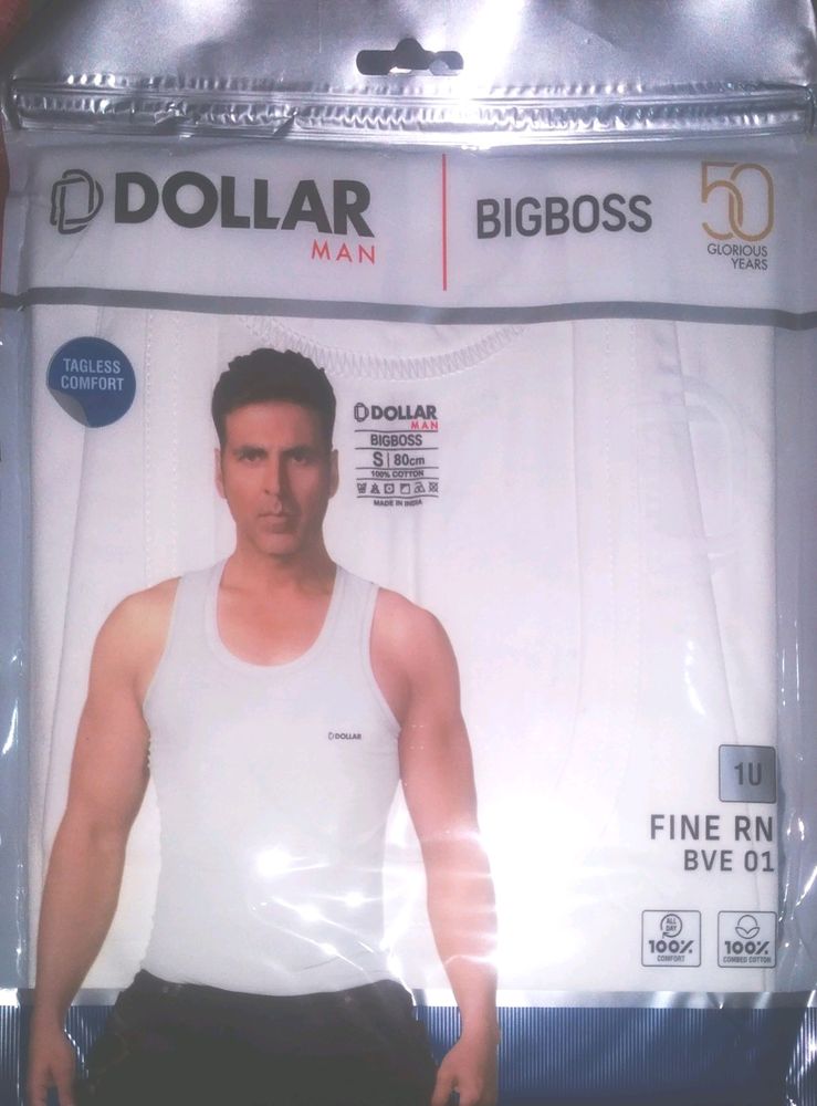 Dollar Bigboss Men Vest | Size - S ( 80cm )