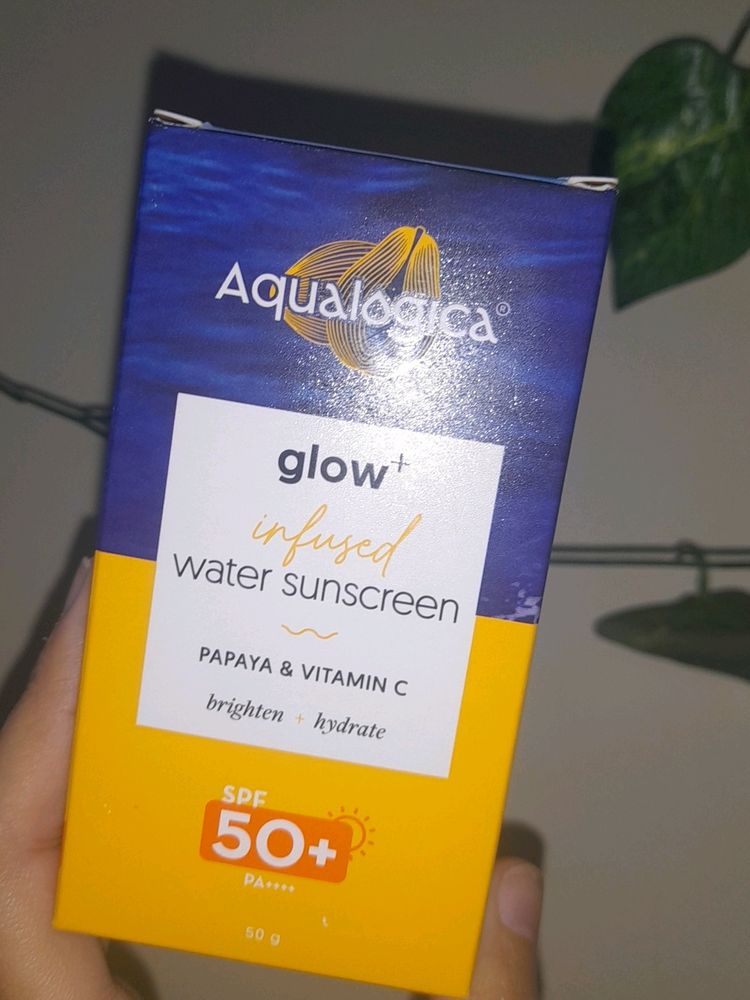 Aqualogica Water Infused Sunscreen