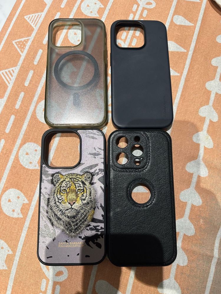 iPhone 14 Pro 4 Cases Together