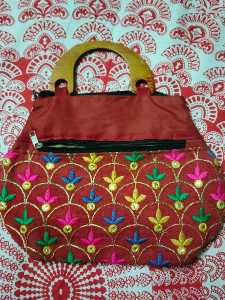 Red Thread Work Bag