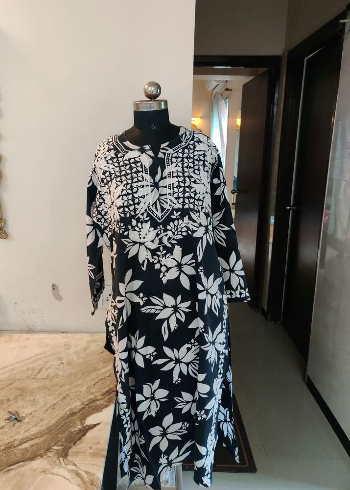 Lucknowi Cotton Kurta