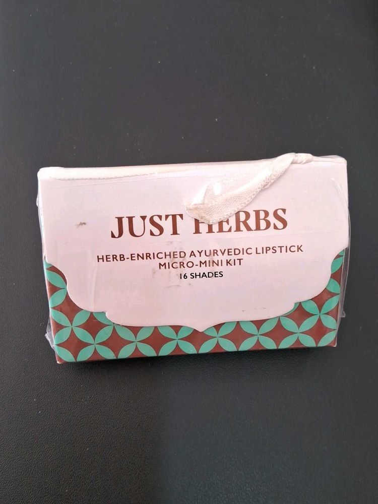 Just Herbs Micro Mini Lipstick Combo Of 16