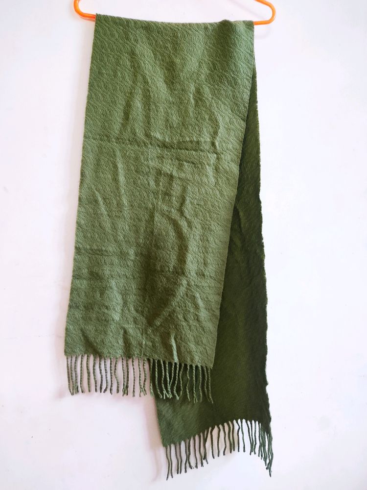 AOlive Green scarf For Winter