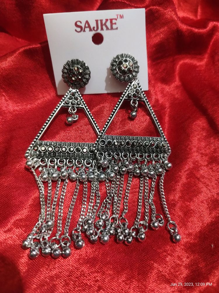 Oxidised Danglers/Earrings