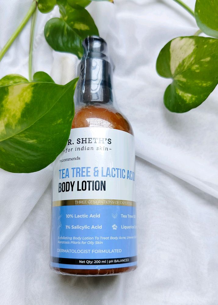 TEA TREE & LACTIC ACID BODY LOTION - 200ML